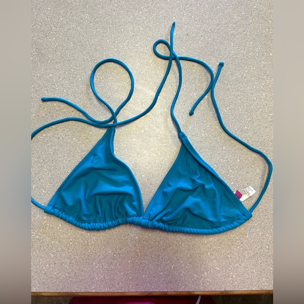 OP blue women’s bikini top
